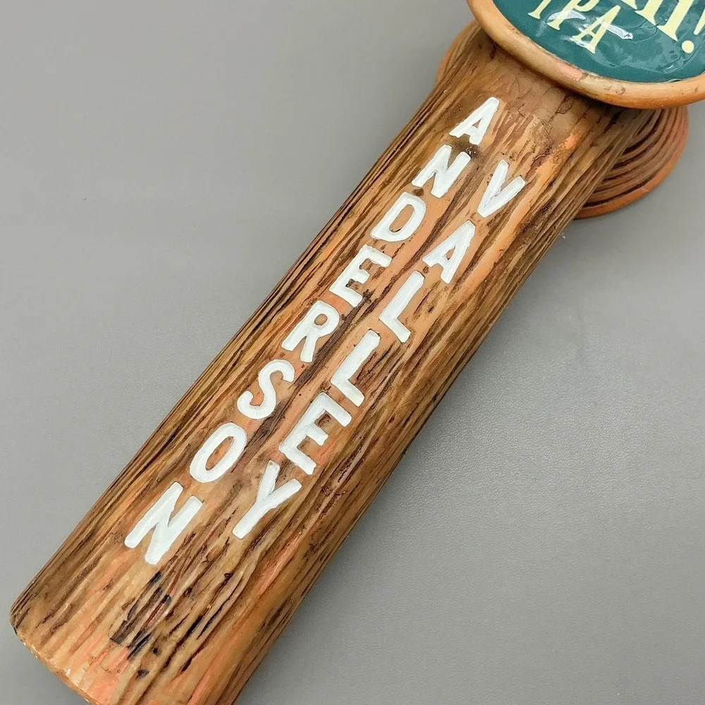 Anderson‎ Valley Eetah IPA Beer Tap Handle Brown Wood Look Draft Bar Decor
